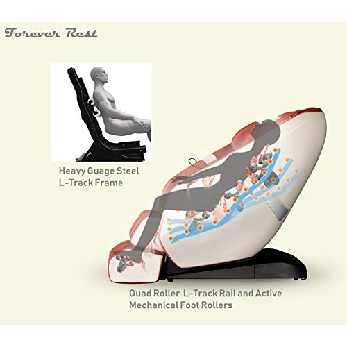 FR-6KSL Massage Chair, Full Body Shiatsu L-Track Rolling System with Built in...