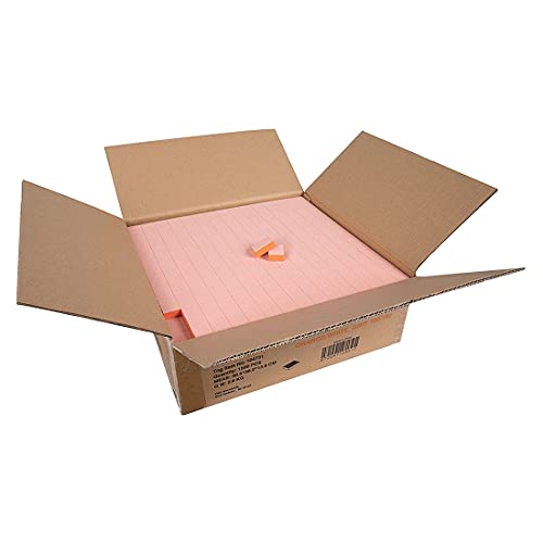 ForPro Basics Mini Block Buffer, Orange/White, 100/180 Grit, Double-Sided Dis...