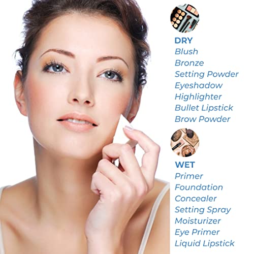 ForPro Beauty Wedges, Latex Free Foam Sponges, Makeup Blenders for Powder and...