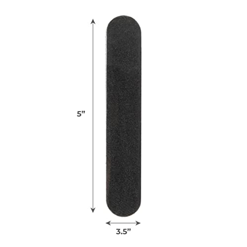 ForPro Mini Foam Board, Black, 100/180 Grit, Double-Sided Manicure Nail File,...