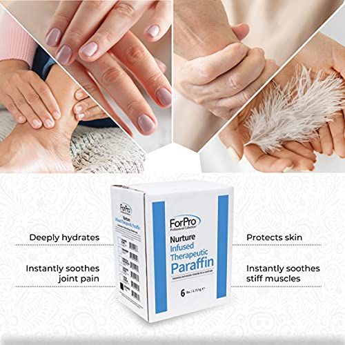 ForPro Nurture Infused Therapeutic Paraffin, Fragrance-Free, Non-Greasy, Age-...