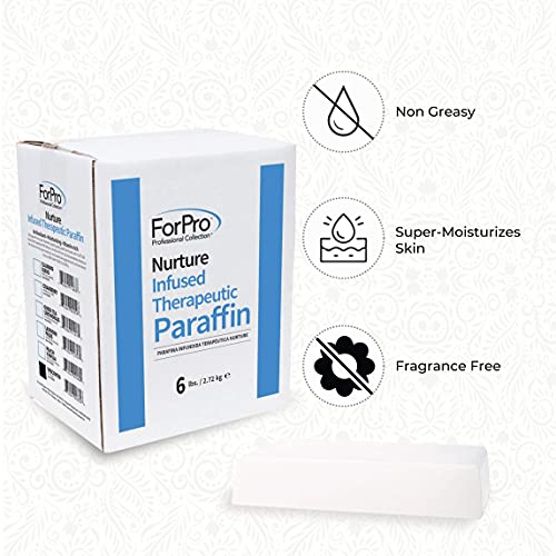 ForPro Nurture Infused Therapeutic Paraffin, Fragrance-Free, Non-Greasy, Age-...