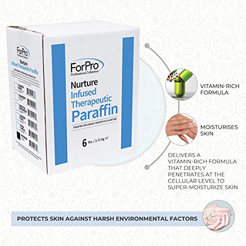 ForPro Nurture Infused Therapeutic Paraffin, Fragrance-Free, Non-Greasy, Age-...