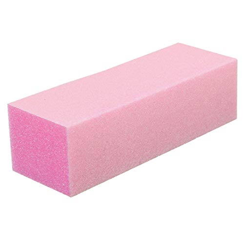 ForPro Pink Three-Sided Pedicure Block - 100/180 Grit - Three-Sided Pedicure ...