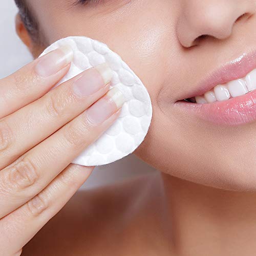 ForPro Premium Stitched Cotton Rounds, 100% Pure Cotton Pads for Removing Mak...