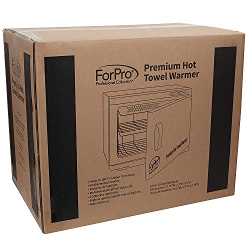 ForPro Professional Collection Premium Hot Towel Warmer, Extra Large Capacity...