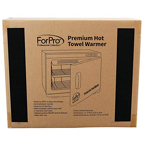 ForPro Professional Collection Premium Hot Towel Warmer, Extra Large Capacity...