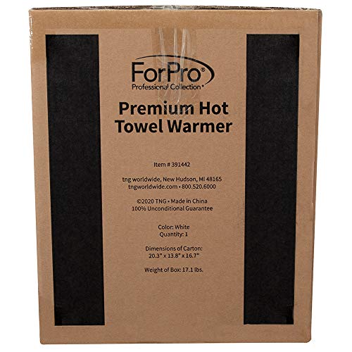 ForPro Professional Collection Premium Hot Towel Warmer, Extra Large Capacity...