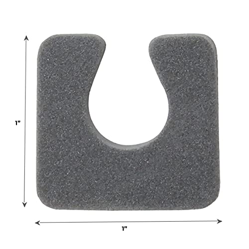 ForPro Sole Toe Separators - Black Luxurious Foam Separators - Individual Toe...