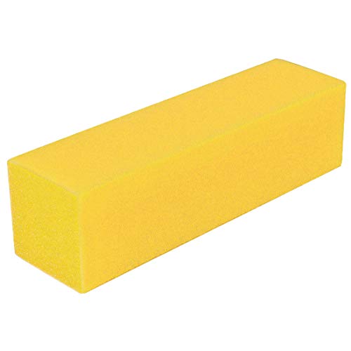 ForPro Ultra Gold Buffing Block, 240 Grit, Four-Sided Manicure & Pedicure Nai...