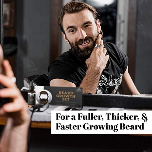 Derma Roller for Beard Growth - Beard Growth Serum, Beard Kit for Men - Micro...