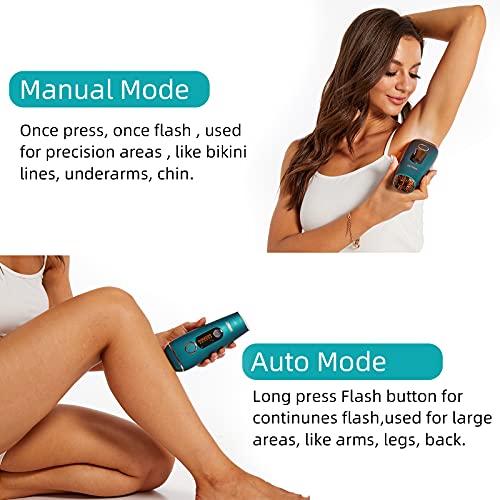 Laser Hair Removal for Women and Men, IPL Permanent Hair Removal with 999,999...
