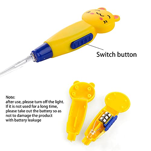 1PC LED Lighting Earwax Remover Tool Removable Luminous Earplugs Earwax Clean...