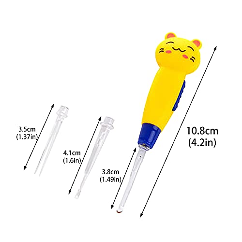 1PC LED Lighting Earwax Remover Tool Removable Luminous Earplugs Earwax Clean...