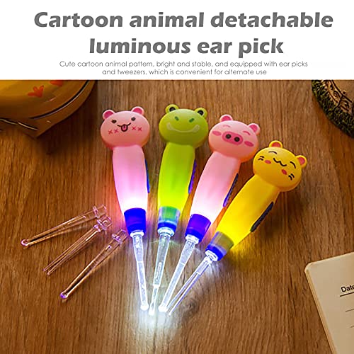 1PC LED Lighting Earwax Remover Tool Removable Luminous Earplugs Earwax Clean...