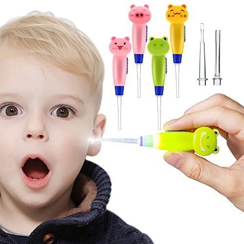 1PC LED Lighting Earwax Remover Tool Removable Luminous Earplugs Earwax Clean...