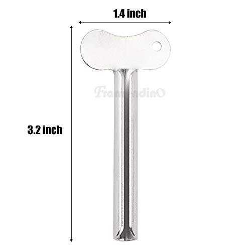 Framendino, 10 Pack Stainless Steel Tube Squeezer Toothpaste Squeezer Keys Di...