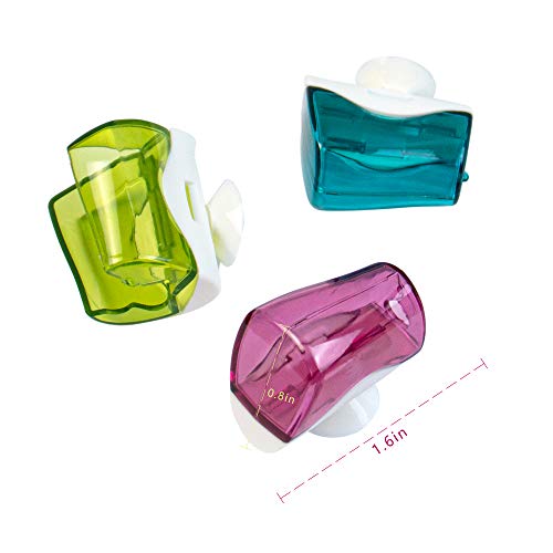 Framendino, 6 Pack Toothbrush Head Covers with Suction Cup Toothbrush Protect...