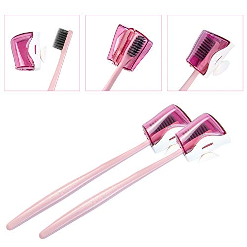 Framendino, 6 Pack Toothbrush Head Covers with Suction Cup Toothbrush Protect...
