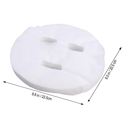 Frcolor 100 Pcs Enlarged Cotton Facial Mask Sheets DIY Cosmetic Face Skin Car...