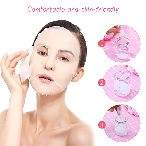 Frcolor 100 Pieces Compressed Disposable Facial Mask Home DIY Skin Care
