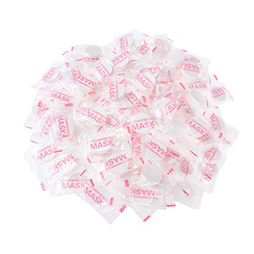 Frcolor 100 Pieces Compressed Disposable Facial Mask Home DIY Skin Care