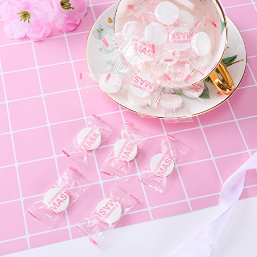 Frcolor 100 Pieces Compressed Disposable Facial Mask Home DIY Skin Care