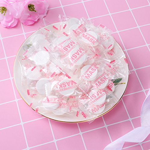 Frcolor 100 Pieces Compressed Disposable Facial Mask Home DIY Skin Care