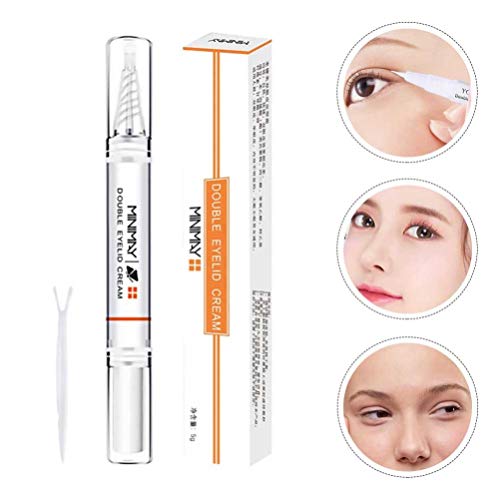 FRCOLOR 2 Sets Double Eyelid Pen Glue Invisible Double Eyelid Styling Cream S...