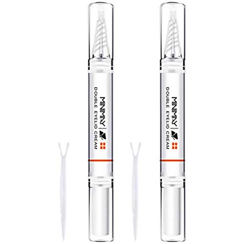 FRCOLOR 2 Sets Double Eyelid Pen Glue Invisible Double Eyelid Styling Cream S...