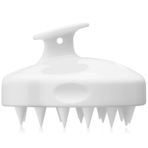 FREATECH Scalp Massager Shampoo Brush with Soft & Flexible Silicone Bristles ...