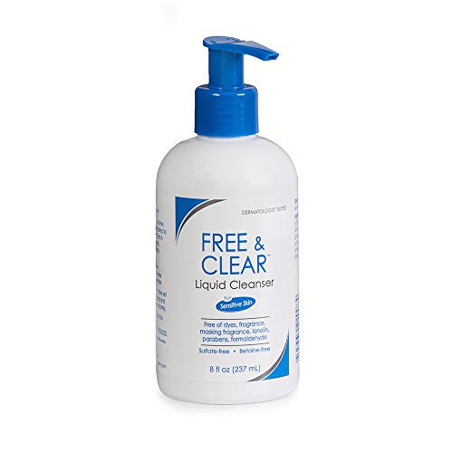 Free & Clear Liquid Cleanser | Fragrance, Gluten and Sulfate Free | For Sensi...