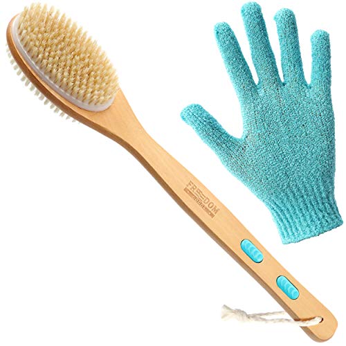 Back Brush for Shower and Bath (Shower Body Brush), Long Handled Body Brush, ...