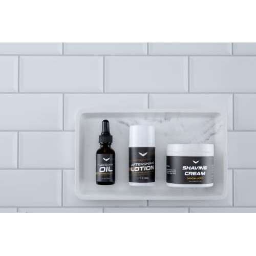 Pre-Shave Oil - FREEDOM GROOMING - Sandalwood Shaving Oil for Men, Hydrates, ...