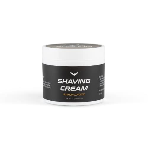 Shave Cream - FREEDOM GROOMING - Sandalwood Shaving Cream for Men, Hydrates, ...