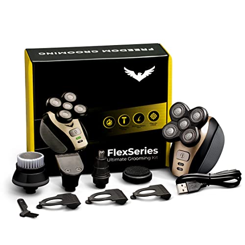 The FlexSeries Electric Head Hair Shaver - FREEDOM GROOMING - Ultimate Mens C...