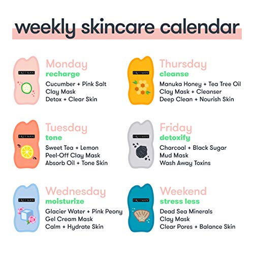 Freeman 12 Mask Party Pack - Anti-Stress Clay, Clearing Peel-Off, Deep Cleans...