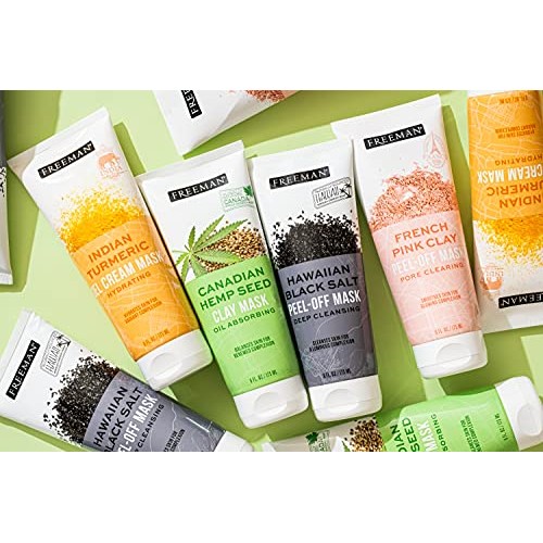 Freeman Beauty Exotic Blends Face Mask Variety Set with Clay, Peel-Off, Gel +...