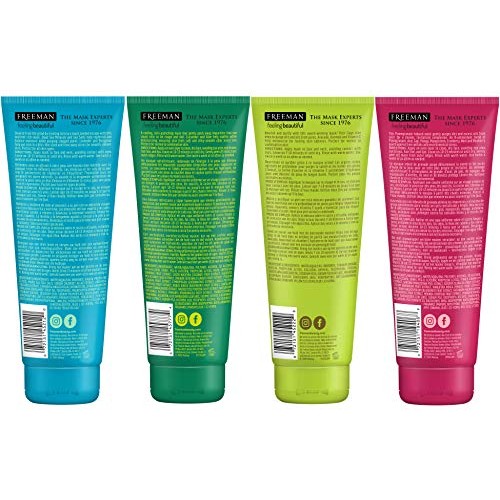 Freeman Facial Mask Variety Bundle for Skin Care, Peel Off Face Masks with Cl...