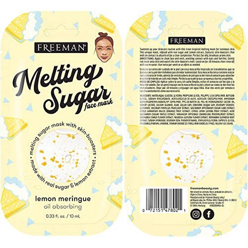 Freeman Facial Mask Variety Pack: Oil Absorbing Clay and Peel Off Pore Minimi...