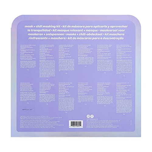 Freeman Limited Edition Mask & Chill Self Care Skincare Facial Mask Set, 12 P...