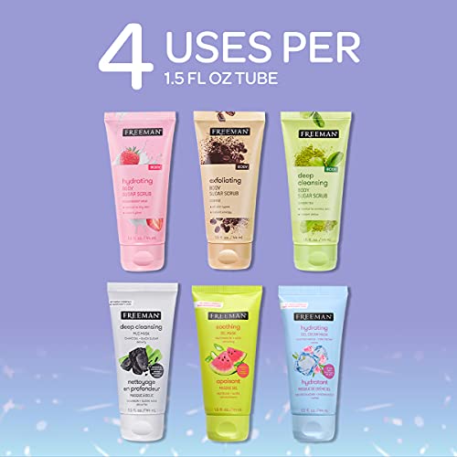 Freeman Limited Edition Scrub & Glow Ultimate Face and Body Kit, 20 Piece Mot...