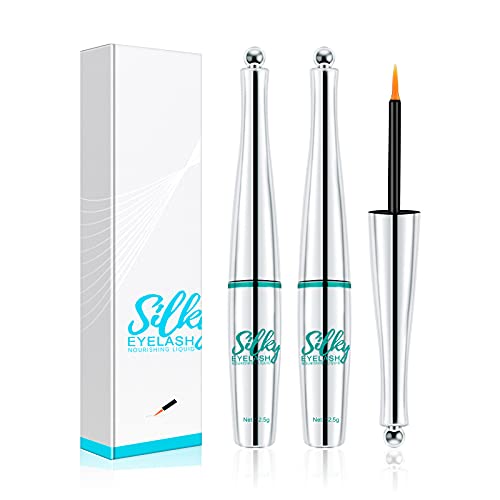 FREEORR 2Pcs Eyelash Growth Enhancer Serum, Eyelash Growth Solution for Exten...