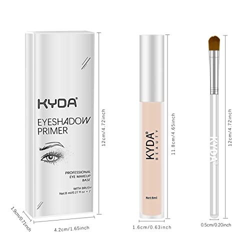 FREEORR 2PCS Matte Eyeshadow Primer Base Kit, Eye Shadow Base Cream Primer,Wa...