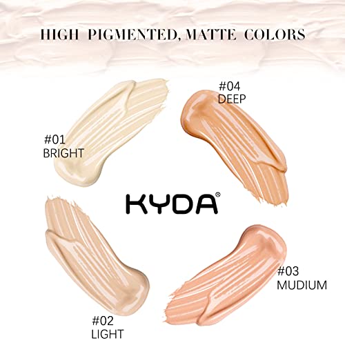 FREEORR 2PCS Matte Eyeshadow Primer Base Kit, Eye Shadow Base Cream Primer,Wa...