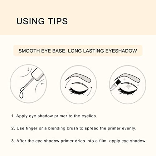 FREEORR 2PCS Matte Eyeshadow Primer Base Kit, Eye Shadow Base Cream Primer,Wa...