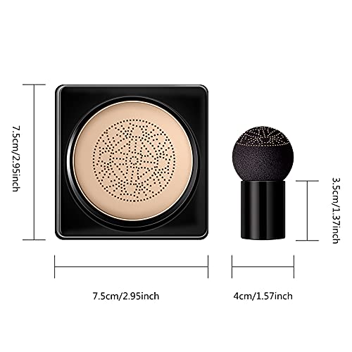 FREEORR Mushroom Head Air Cushion CC Cream, Waterproof and High Coverage, Moi...