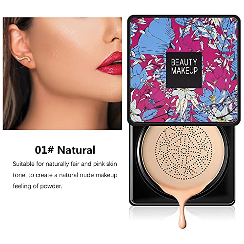 FREEORR Mushroom Head Air Cushion CC Cream, Waterproof and High Coverage, Moi...
