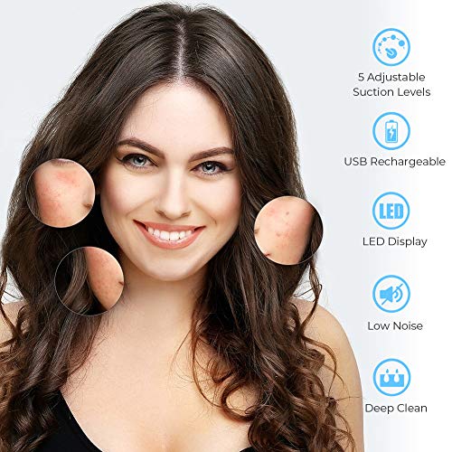 2022 Newest Blackhead Remover Pore Vacuum,Upgraded Facial Pore Cleaner,Electr...