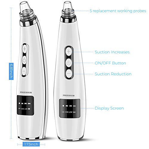 2022 Newest Blackhead Remover Pore Vacuum,Upgraded Facial Pore Cleaner,Electr...